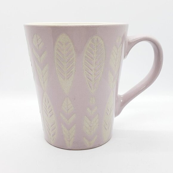 Mugs * Pale Lavender * Southwest Feather Print - Picture 5 of 6